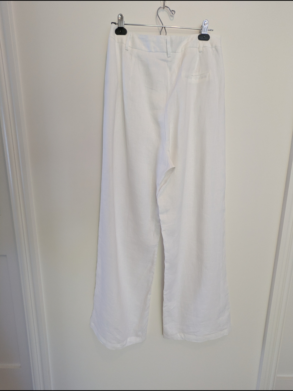 DISSH 100% Linen Wide-Leg Tailored Pants - Picture 5 of 7